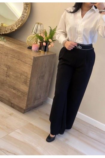 Beyaz Orj Mrk Logolu Gömlek 